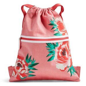 Vera Bradley Beach Backsack Oxford Floral